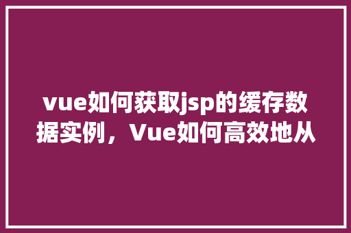 vue如何获取jsp的缓存数据实例，Vue如何高效地从JSP页面中获取缓存数据实例